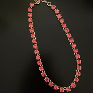J. Crew Pink SWAROVSKI Crystal Martha Necklace